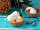 Glace façon Pina Colada