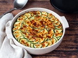 Gratin de courgettes au boeuf et boulgour