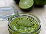 Green lemon curd (sans beurre)