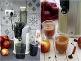 L'extracteur de jus Senya + la recette du jus de pommes aux épices de Noël