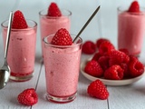 Mousse légère aux framboises