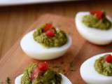 Oeufs farcis au guacamole