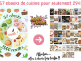 Pack à table : 57 e-books pour seulement 29€