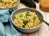 Risotto de coquillettes aux courgettes et boursin