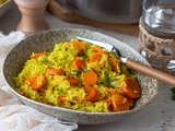 Riz aux carottes et chou chinois (tout-en-un)