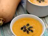 Soupe à la courge butternut et lentilles corail