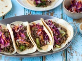 Tacos de boeuf aux saveurs asiatiques