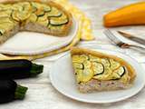 Tarte au thon, ricotta et courgettes