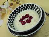 Riz au lait, curd de fruits rouges (au Thermomix)