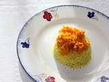 Mars et ça repart: Basmati citron + Caviar de carottes