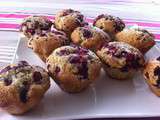 Briochettes comme un muffin framboises, vanille et pavot