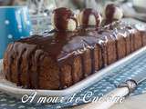 Cake au chocolat et boulettes de noix de coco