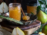 Confiture de poires au gingembre et épices