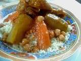 Couscous au poulet, cuisine algerienne