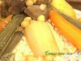 Couscous aux cardons, couscous bel khorchefs