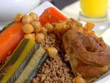 Couscous aux glands: couscous bel ballout