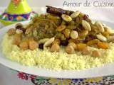 Couscous tfaya – cuisine marocaine