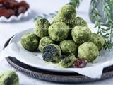 Energy balls sans cuisson à la spiruline