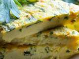 Frittata aux fleurs de courgettes au four