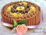 Gateau d’anniversaire facile aux bonbons chocolat