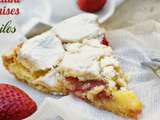 Gateau sablé croustillant aux fraises