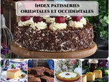 Index patisseries orientales et occidentales