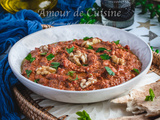 Muhammara dip aux poivrons rouges