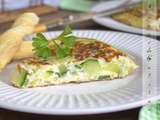 Omelette espagnole ou tortilla aux courgettes