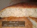 Pain de farine a l’huile