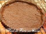 Pate sablee au cacao / fond de tarte au cacao