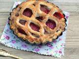 Pie aux fraises, tarte aux fraises confites