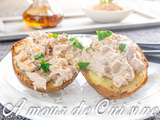 Pomme de terre au four et rillettes de thon