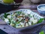 Salade au céleri et yaourt de chèvre