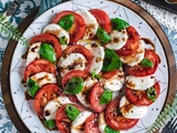 Salade caprese facile ( avec réduction balsamique)