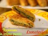 Samossas de crêpes panées