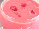 Smoothie framboises et thé vert