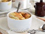 Soufflé au camembert, entrée chaude