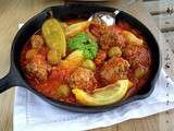 Tajine boulettes de viande hachée et olives / kefta be zitoune