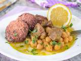 Tajine de maakouda à la viande hachée en sauce, lambatane