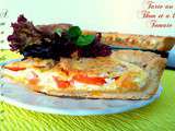 Tarte au thon et tomates