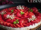 Tarte aux fraises sans cuisson