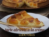 Tarte d’abricots à la crème pâtissière