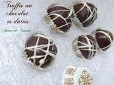 Truffes chocolat / dattes