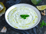 Tzatziki mezzé au concombre et yaourt