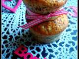 Muffins pommes, noisettes et chocolat