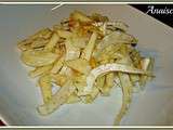 Salade croquante fenouil/pomme verte/cumin