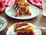 Mille-feuille framboise – fève tonka