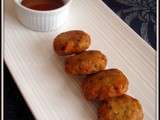 Croquettes de poisson au curry rouge