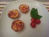 Mini-quiches tomates cerise et basilic