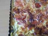 Quiche tomate-saumon fumé-aneth